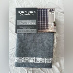 Better Homes And Gardens Blue Shower Curtain